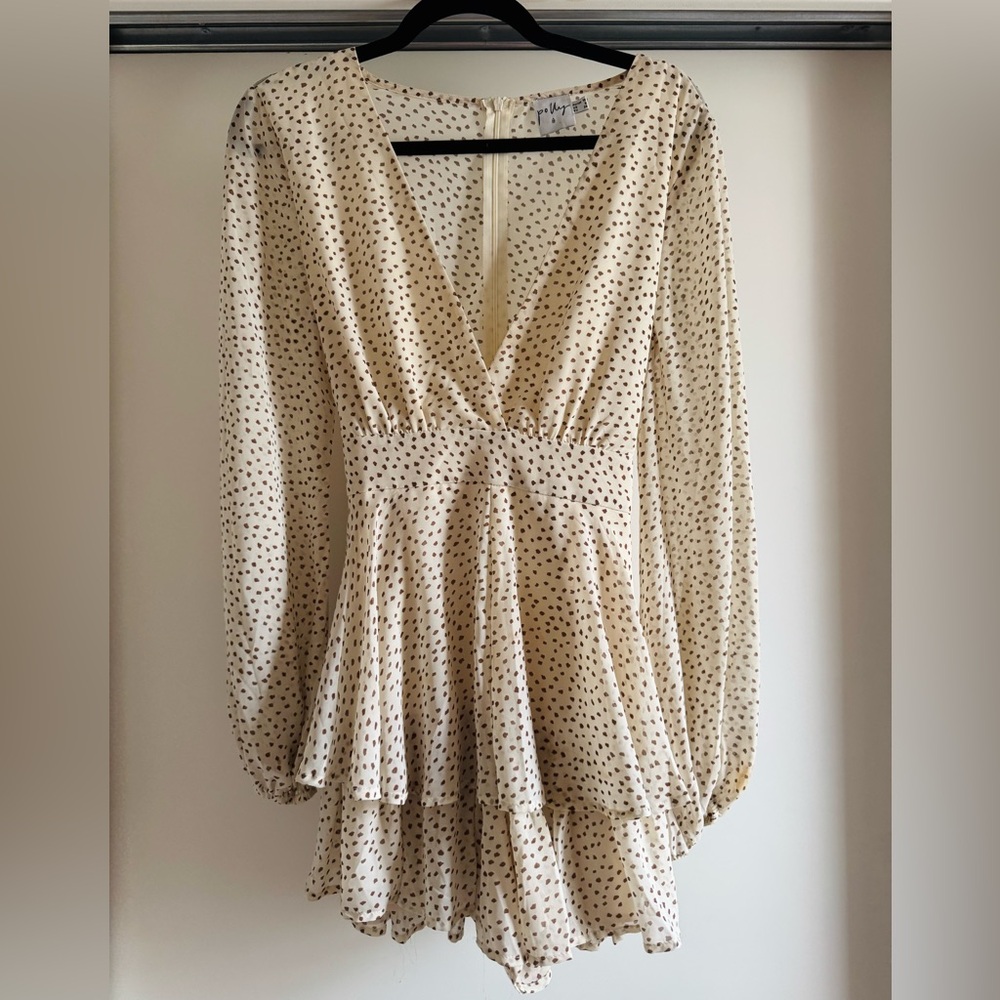 Polka Dot V-Neck romper